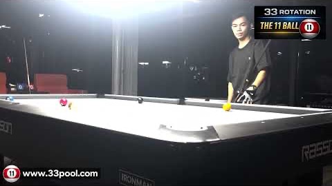 The 11 ball lesson, filmed at a table